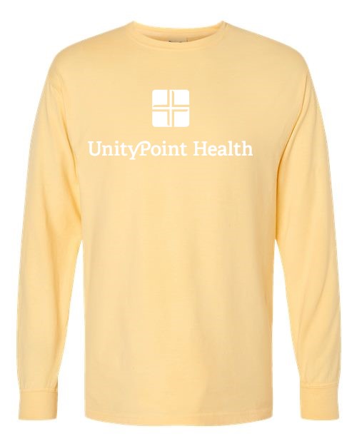 UPH (white logo) ComfortWash by Hanes - Garment-Dyed Long Sleeve T-Shirt - GDH200
