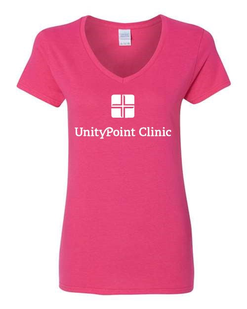 UPC (white logo) Gildan - Heavy Cotton™ Women’s V-Neck T-Shirt - 5V00L