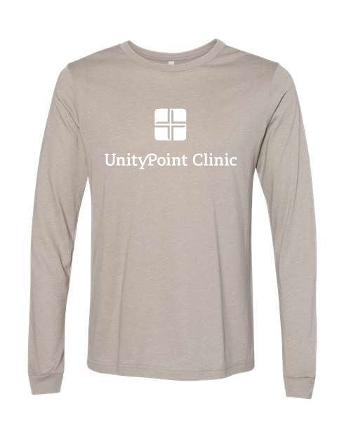 UPC (white logo) BELLA + CANVAS - Heather CVC Long Sleeve Tee - 3501CVC