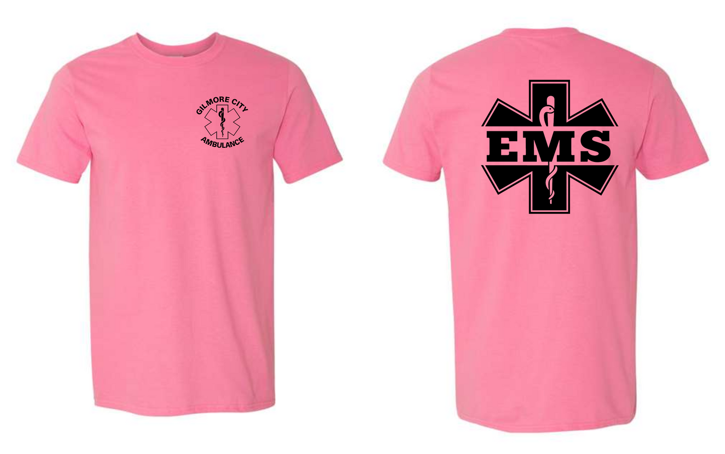 Gilmore City Ambulance Gildan Unisex Softstyle® T-Shirt - 64000 (Black logo)