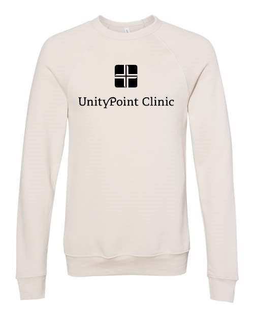 UPC(black logo) BELLA + CANVAS - Sponge Fleece Raglan Crewneck Sweatshirt - 3901