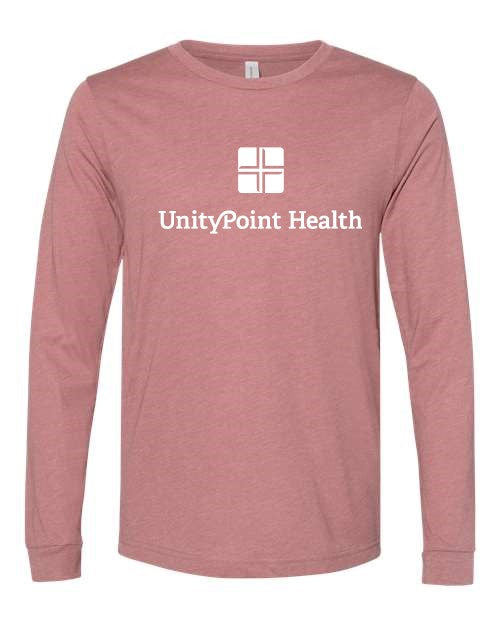 UPH (white logo) BELLA + CANVAS - Heather CVC Long Sleeve Tee - 3501CVC