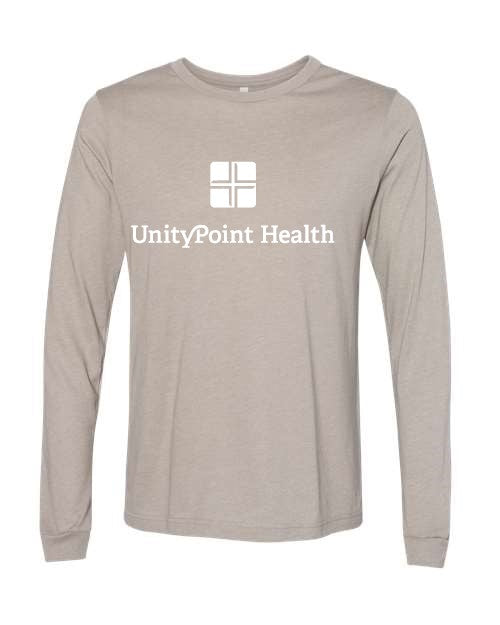 UPH (white logo) BELLA + CANVAS - Heather CVC Long Sleeve Tee - 3501CVC