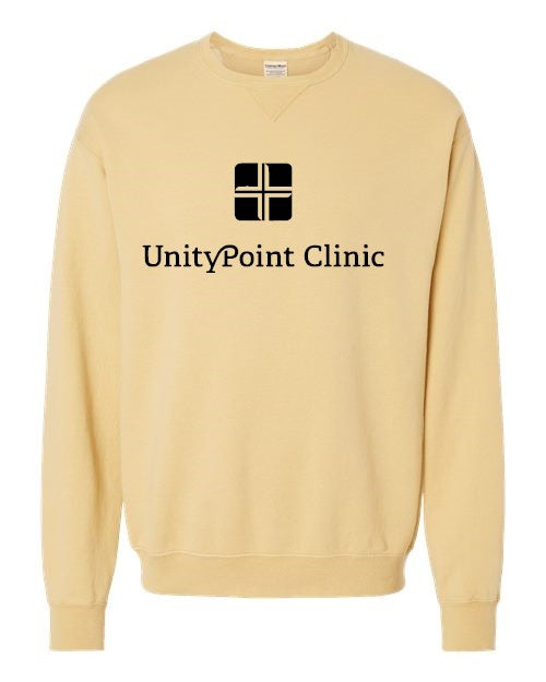 UPC (black logo) ComfortWash by Hanes - Garment-Dyed Crewneck Sweatshirt - GDH400