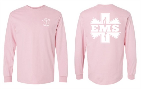 Gilmore City Ambulance Gildan Unisex Ultra Cotton® Long Sleeve T-Shirt - 2400 (white logo)