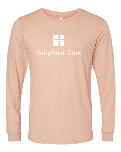 UPC (white logo) BELLA + CANVAS - Heather CVC Long Sleeve Tee - 3501CVC