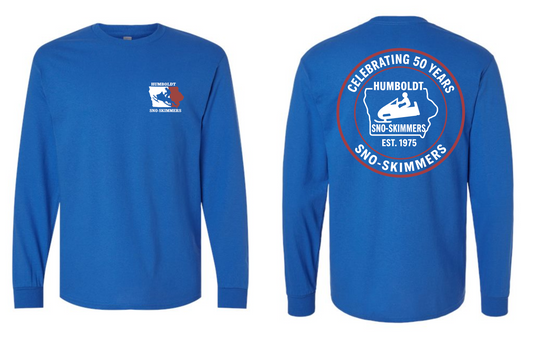 Sno Skimmers Men's Heavy Cotton™ Long Sleeve T-Shirt - 5400