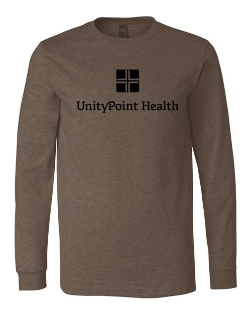 UPH (black logo) BELLA + CANVAS - Heather CVC Long Sleeve Tee - 3501CVC