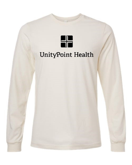 UPH (black logo) BELLA + CANVAS - Heather CVC Long Sleeve Tee - 3501CVC