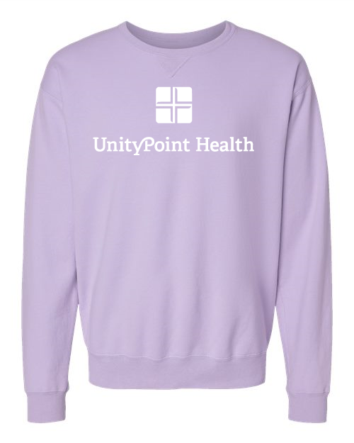 UPH (white logo) ComfortWash by Hanes - Garment-Dyed Crewneck Sweatshirt - GDH400