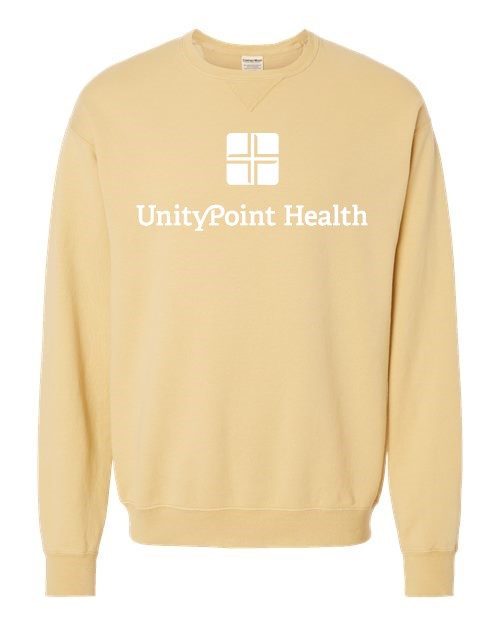 UPH (white logo) ComfortWash by Hanes - Garment-Dyed Crewneck Sweatshirt - GDH400