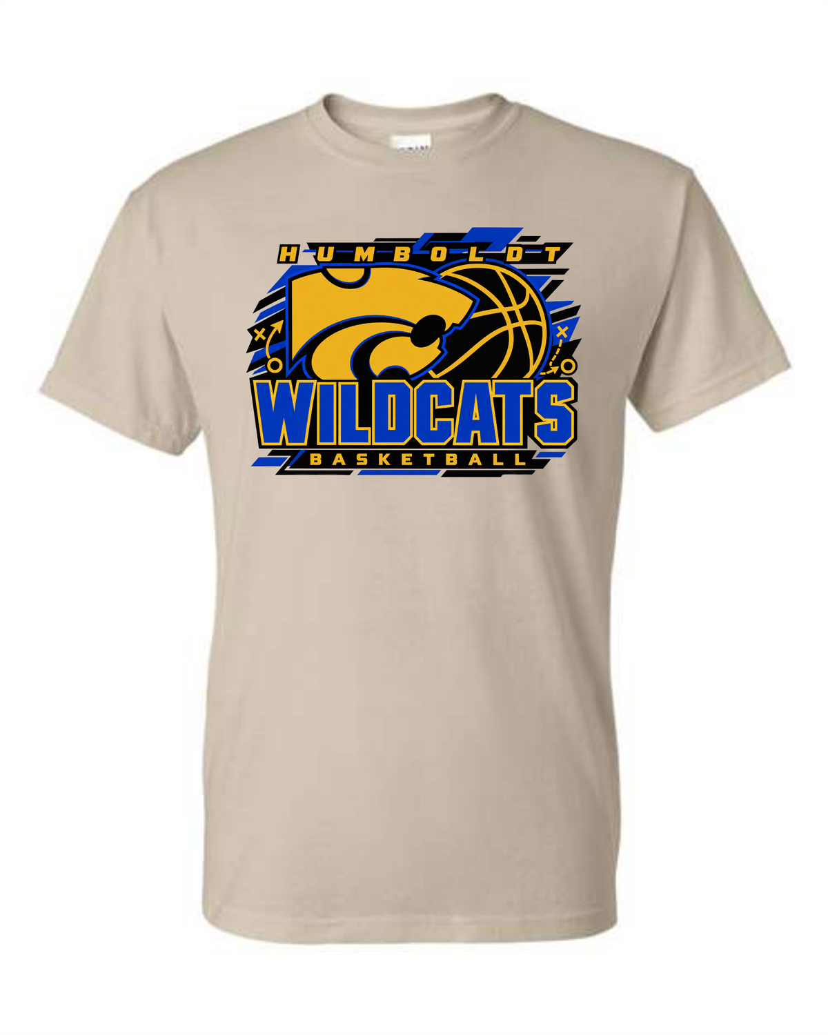 Humboldt Basketball 006 Gildan - DryBlend® T-Shirt - 8000/8000B