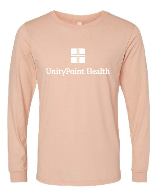 UPH (white logo) BELLA + CANVAS - Heather CVC Long Sleeve Tee - 3501CVC