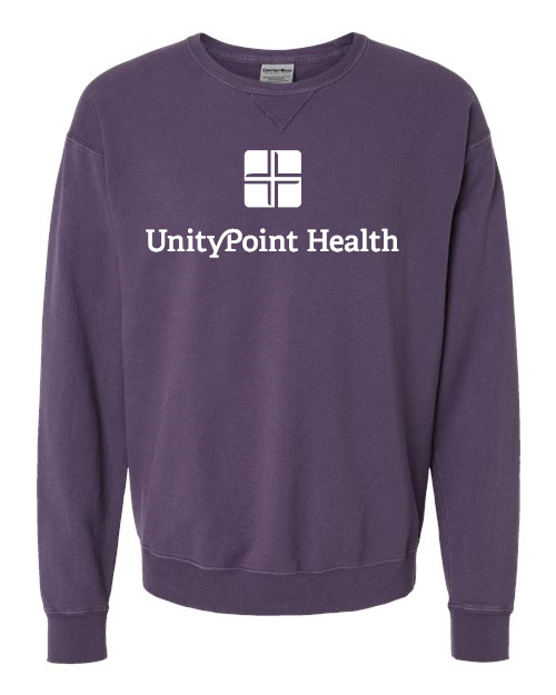 UPH (white logo) ComfortWash by Hanes - Garment-Dyed Crewneck Sweatshirt - GDH400