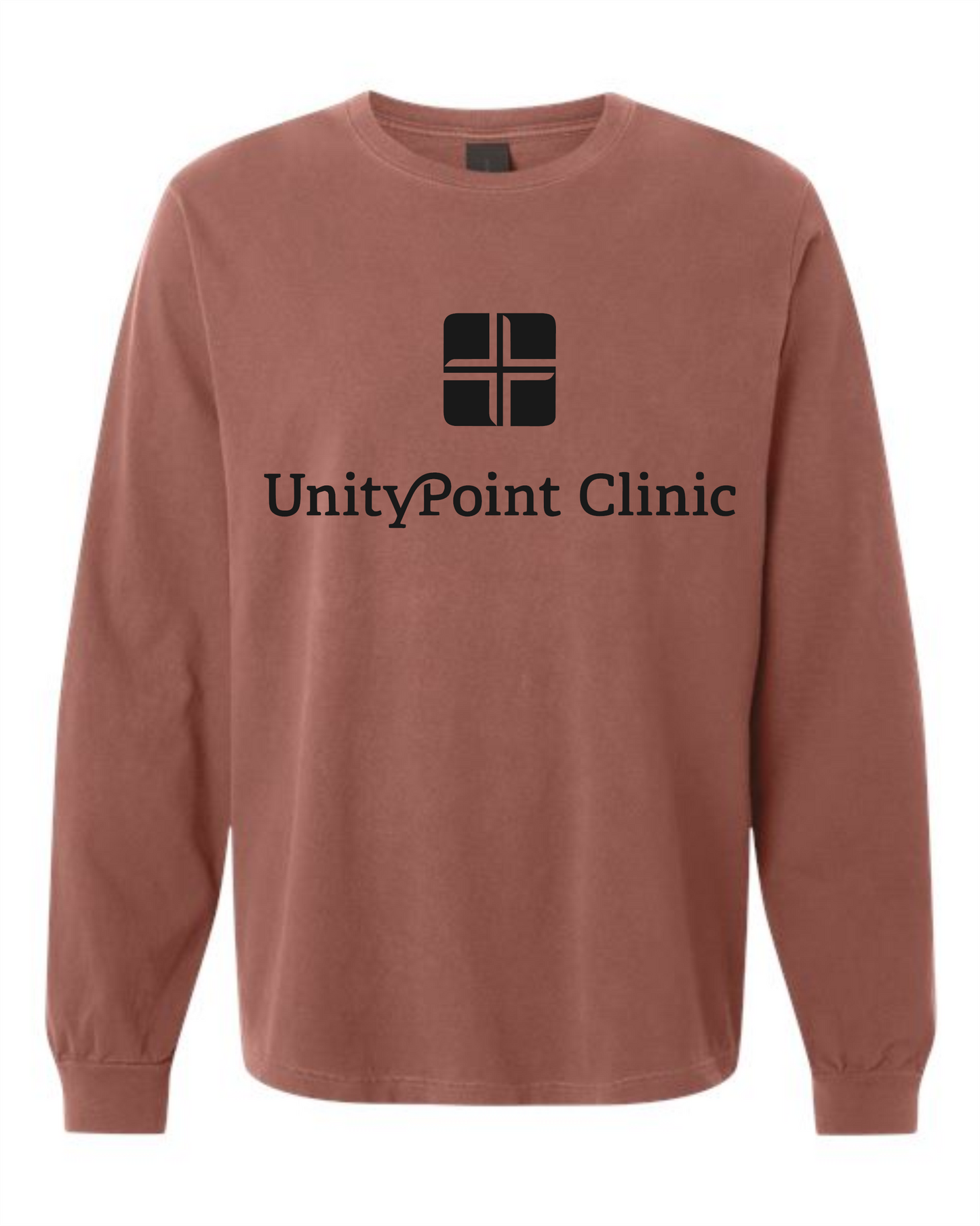 UPC (black) BELLA + CANVAS Unisex Heavyweight Garment-Dyed Long Sleeve Tee - 4851GD