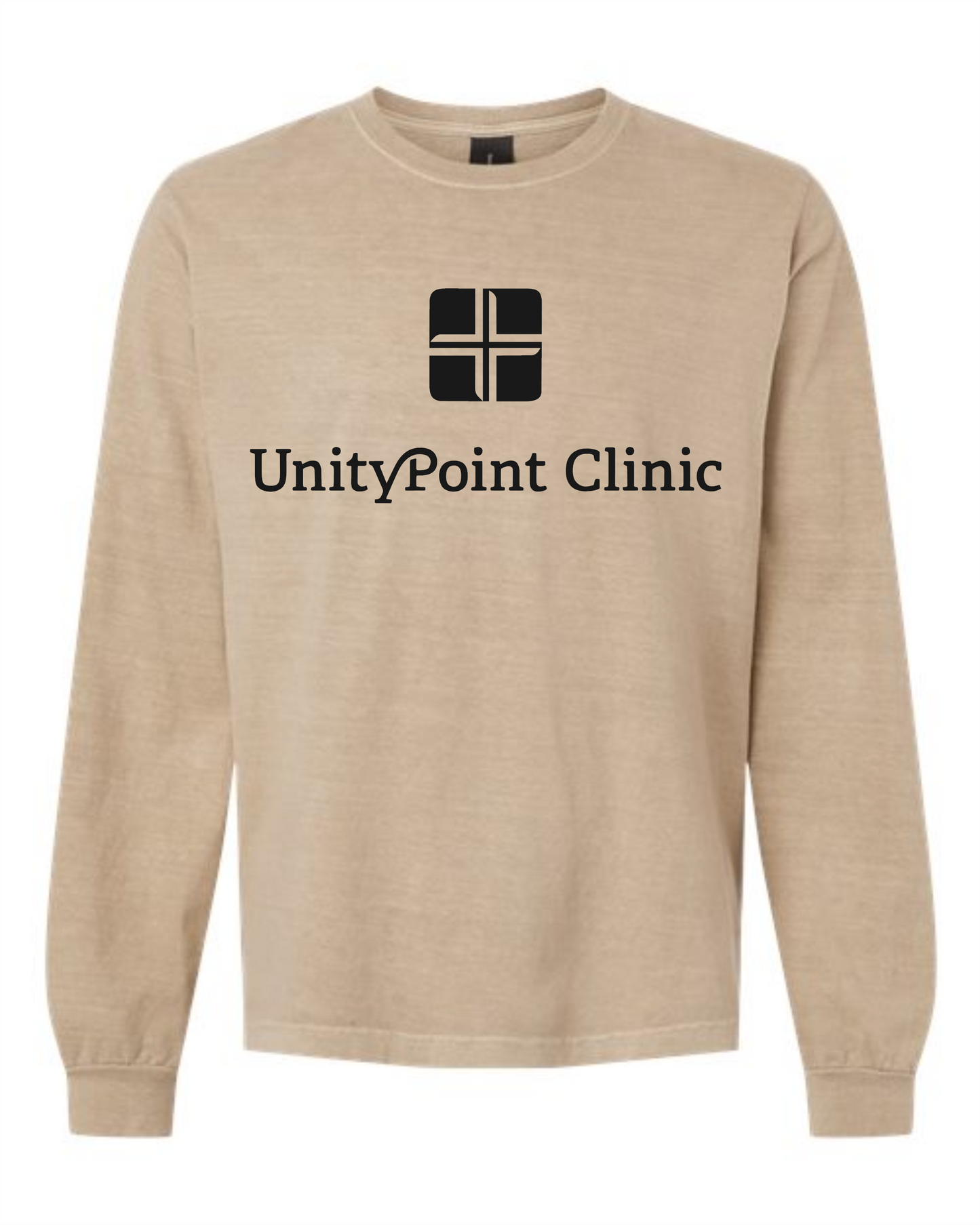 UPC (black) BELLA + CANVAS Unisex Heavyweight Garment-Dyed Long Sleeve Tee - 4851GD