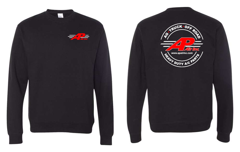 AP AIR    Independent Trading Co. - Midweight Crewneck Sweatshirt - SS3000