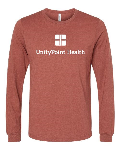 UPH (white logo) BELLA + CANVAS - Heather CVC Long Sleeve Tee - 3501CVC