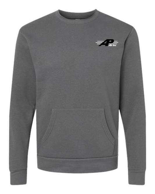 AP AIR Next Level - Santa Barbara Pocket Crewneck Sweatshirt - 9001