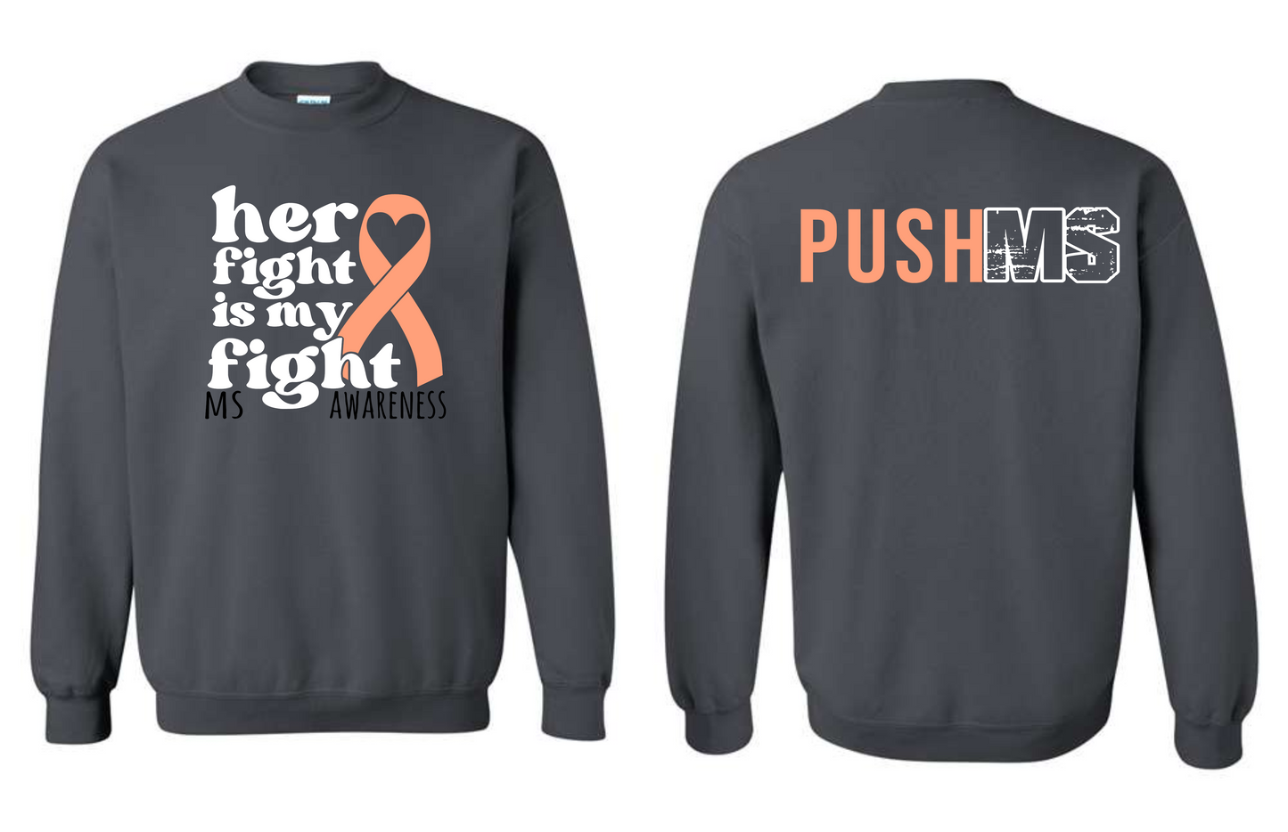MS fundraiser Gildan - Heavy Blend™ Crewneck Sweatshirt - 18000