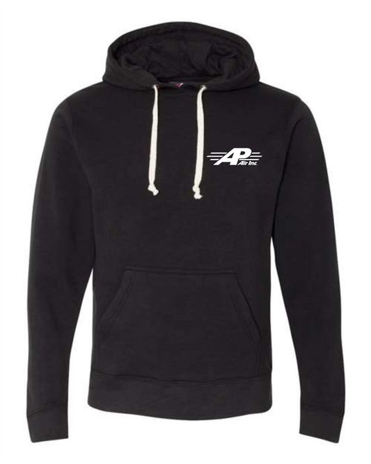 Ap AIR J. America Men's/Unisex Triblend Fleece Hooded Sweatshirt - 8871