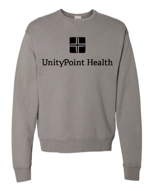 UPH (black logo) ComfortWash by Hanes - Garment-Dyed Crewneck Sweatshirt - GDH400