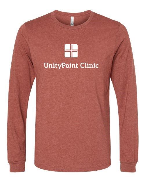 UPC (white logo) BELLA + CANVAS - Heather CVC Long Sleeve Tee - 3501CVC