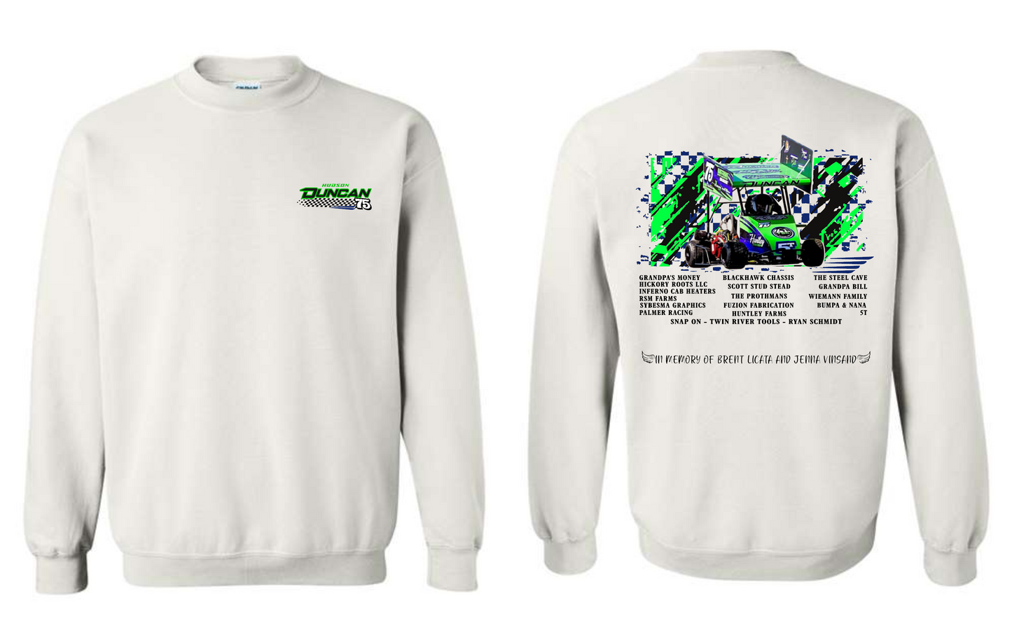 HD Racing Gildan Youth Unisex Heavy Blend™ Crewneck Sweatshirt - 18000B