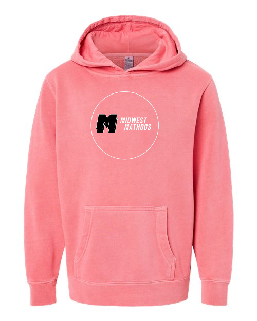 Midwest Mathogs Independent Trading Co. - Youth Midweight Pigment-Dyed Hooded Sweatshirt - PRM1500Y