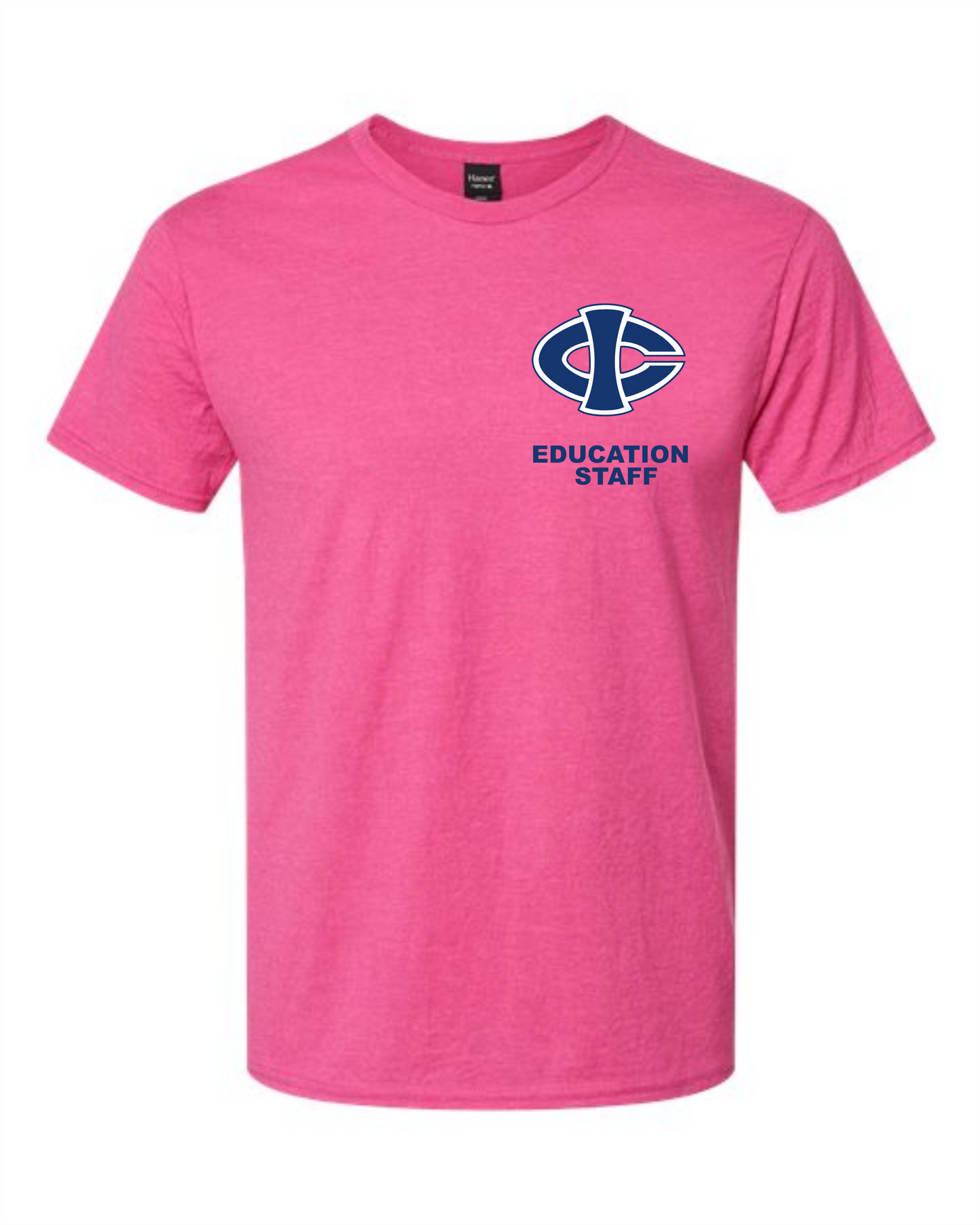 ICCC Hanes Perfect-T T-Shirt - 4980 (Left Chest Blue Logo)