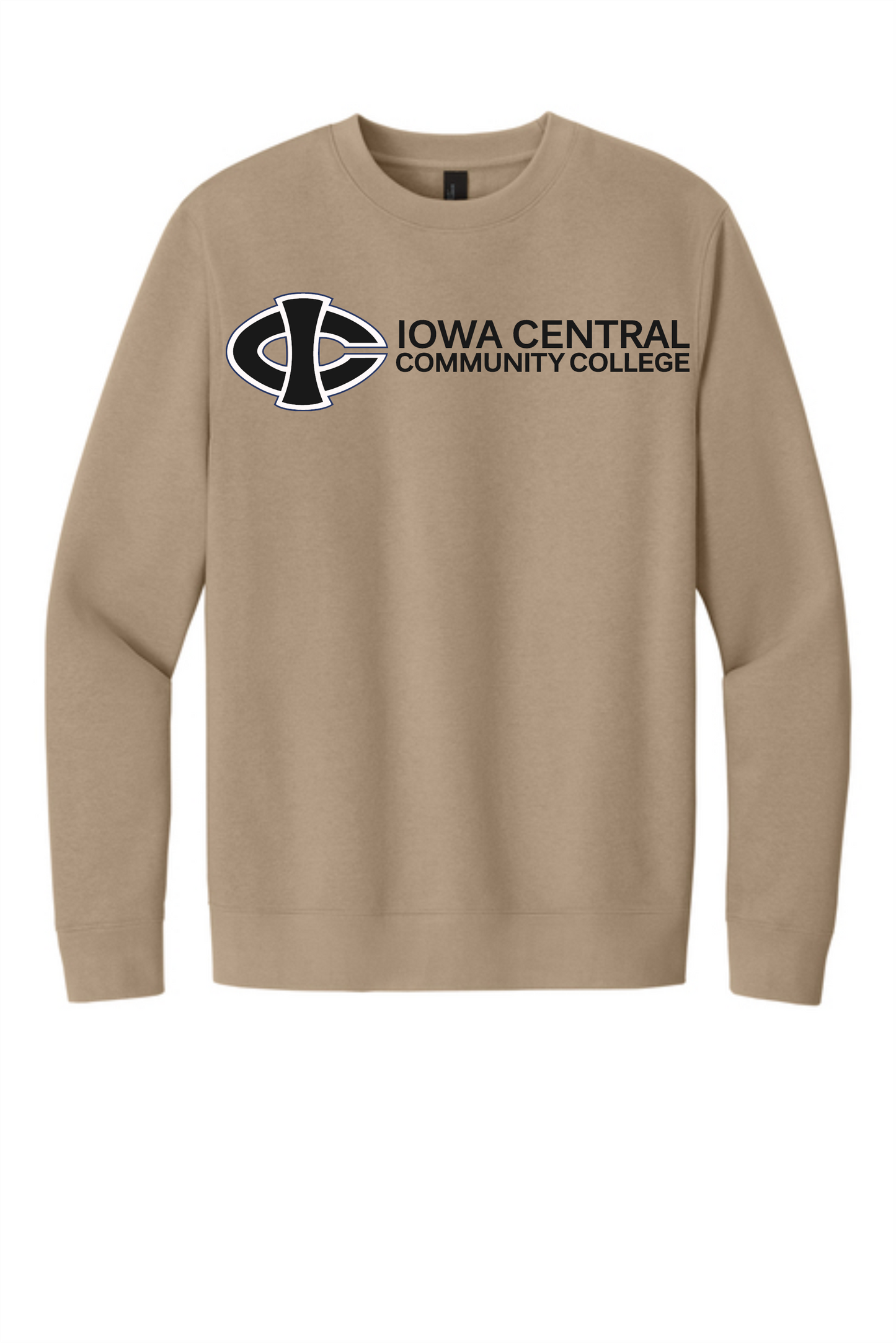 ICCC District DT6104District® V.I.T.™ Fleece Crew Vertical logo