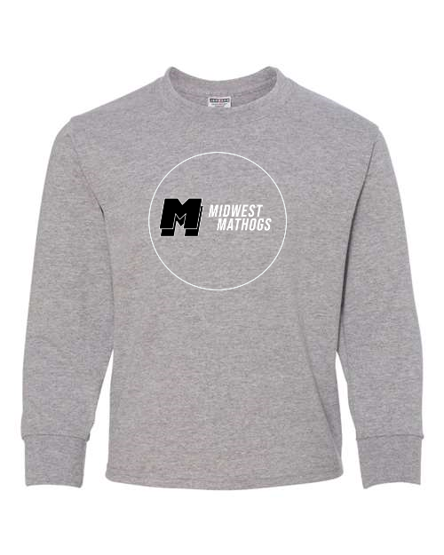 Midwest Mathogs JERZEES - Dri-Power® Youth Long Sleeve 50/50 T-Shirt - 29BLR