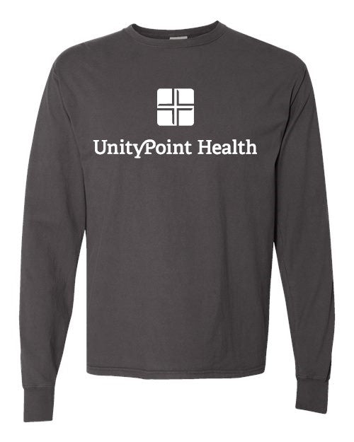UPH (white logo) ComfortWash by Hanes - Garment-Dyed Long Sleeve T-Shirt - GDH200