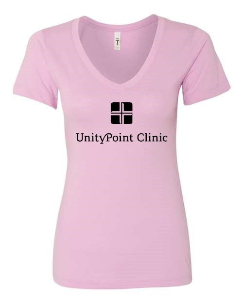 UPC (black logo) Next Level - Women's Ideal V-Neck T-Shirt - 1540