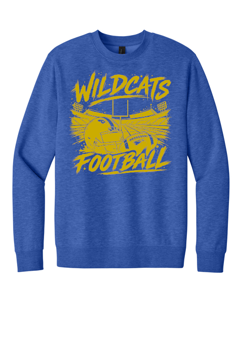 Wildcat Football01 DT6104 District® V.I.T.™ Fleece Crew