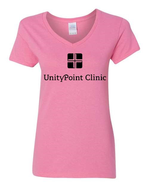 UPC (black logo) Gildan - Heavy Cotton™ Women’s V-Neck T-Shirt - 5V00L