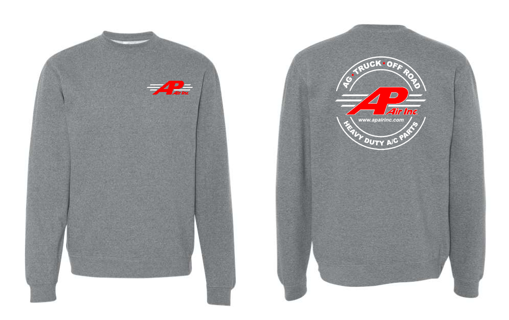 AP AIR    Independent Trading Co. - Midweight Crewneck Sweatshirt - SS3000