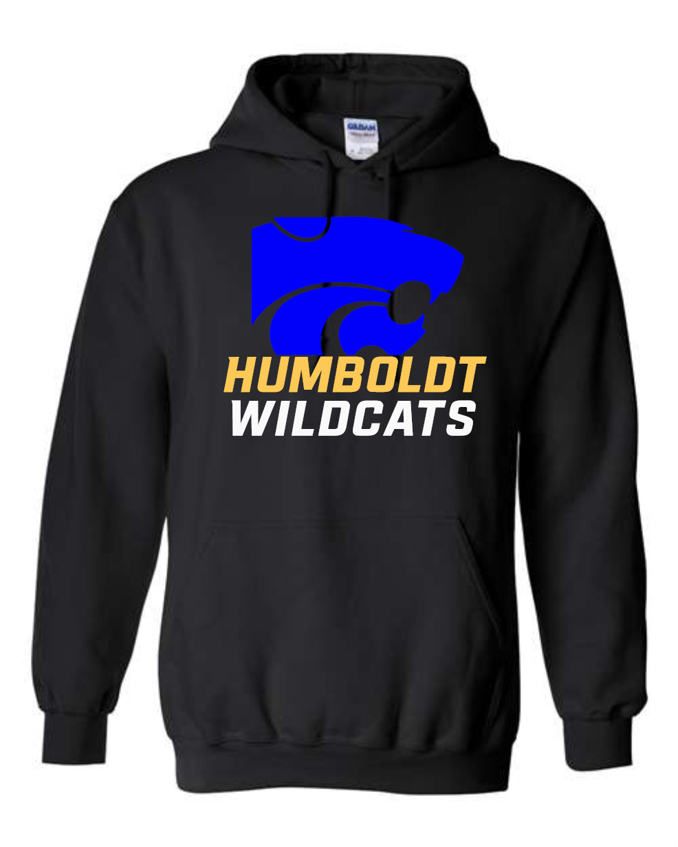 88 Wildcats Gildan Hooded Humboldt Wildcats 18500/185000B