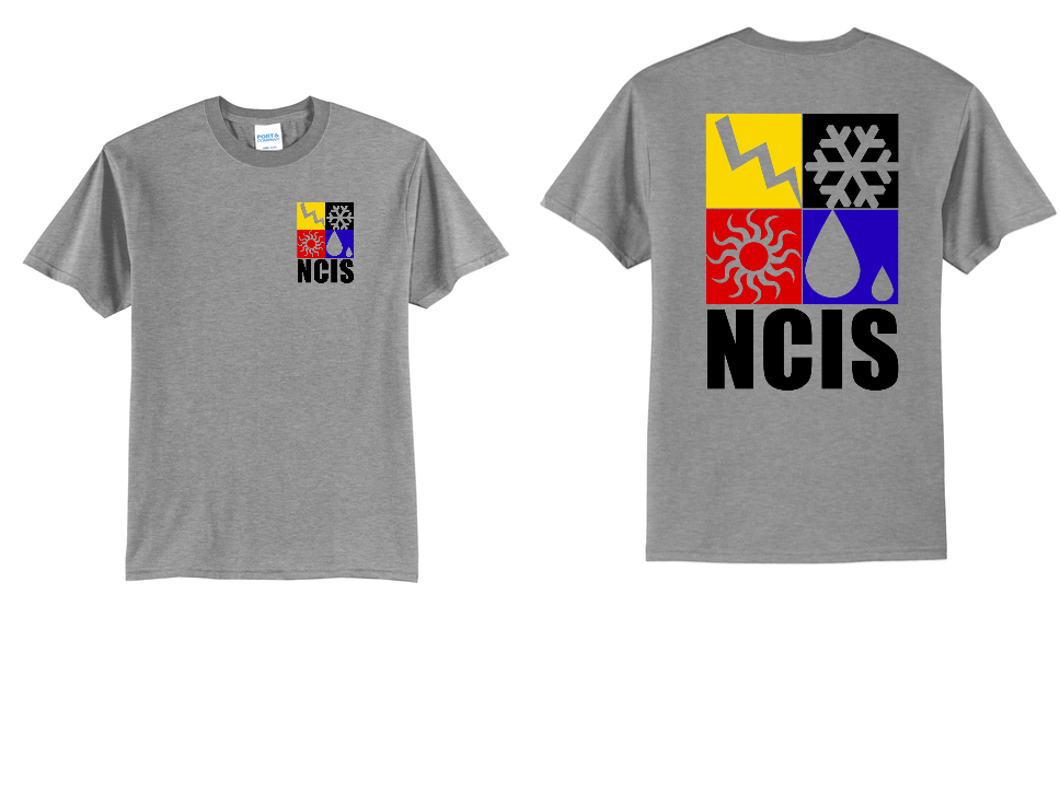 NCIS Full logo Port & Co PC55 Port & Co™ Core Blend Tee