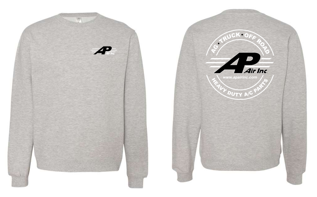 AP AIR    Independent Trading Co. - Midweight Crewneck Sweatshirt - SS3000