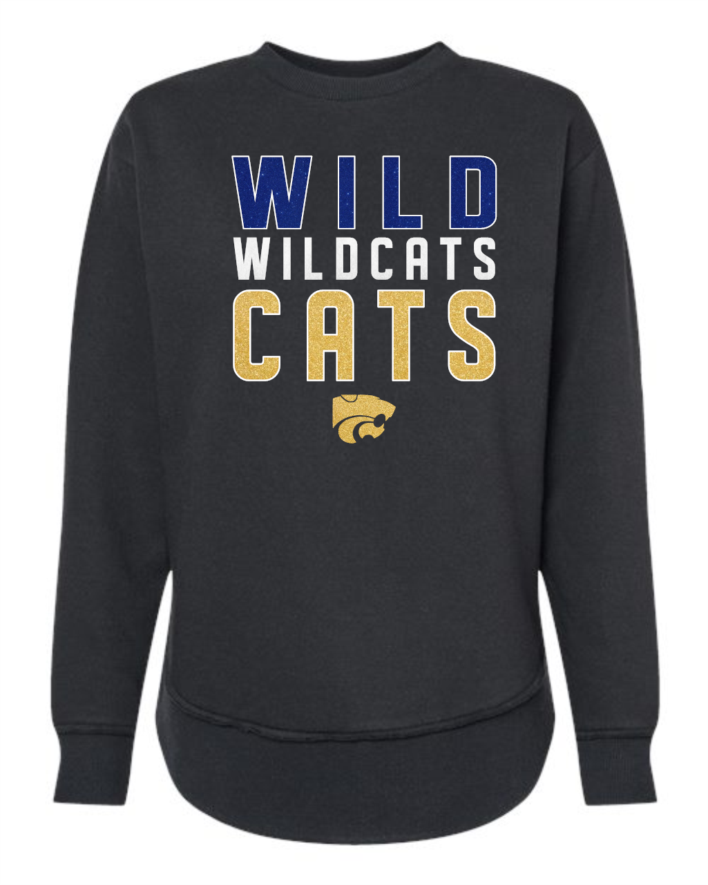 Wildcats 075  LAT - Women's Weekend Fleece Crewneck Sweatshirt - 3525