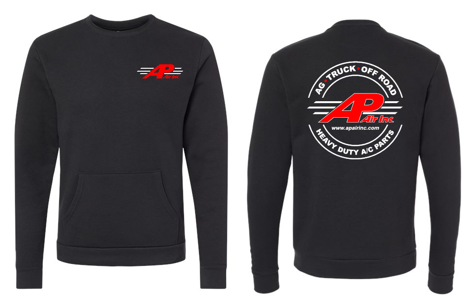 AP AIR Next Level - Santa Barbara Pocket Crewneck Sweatshirt - 9001