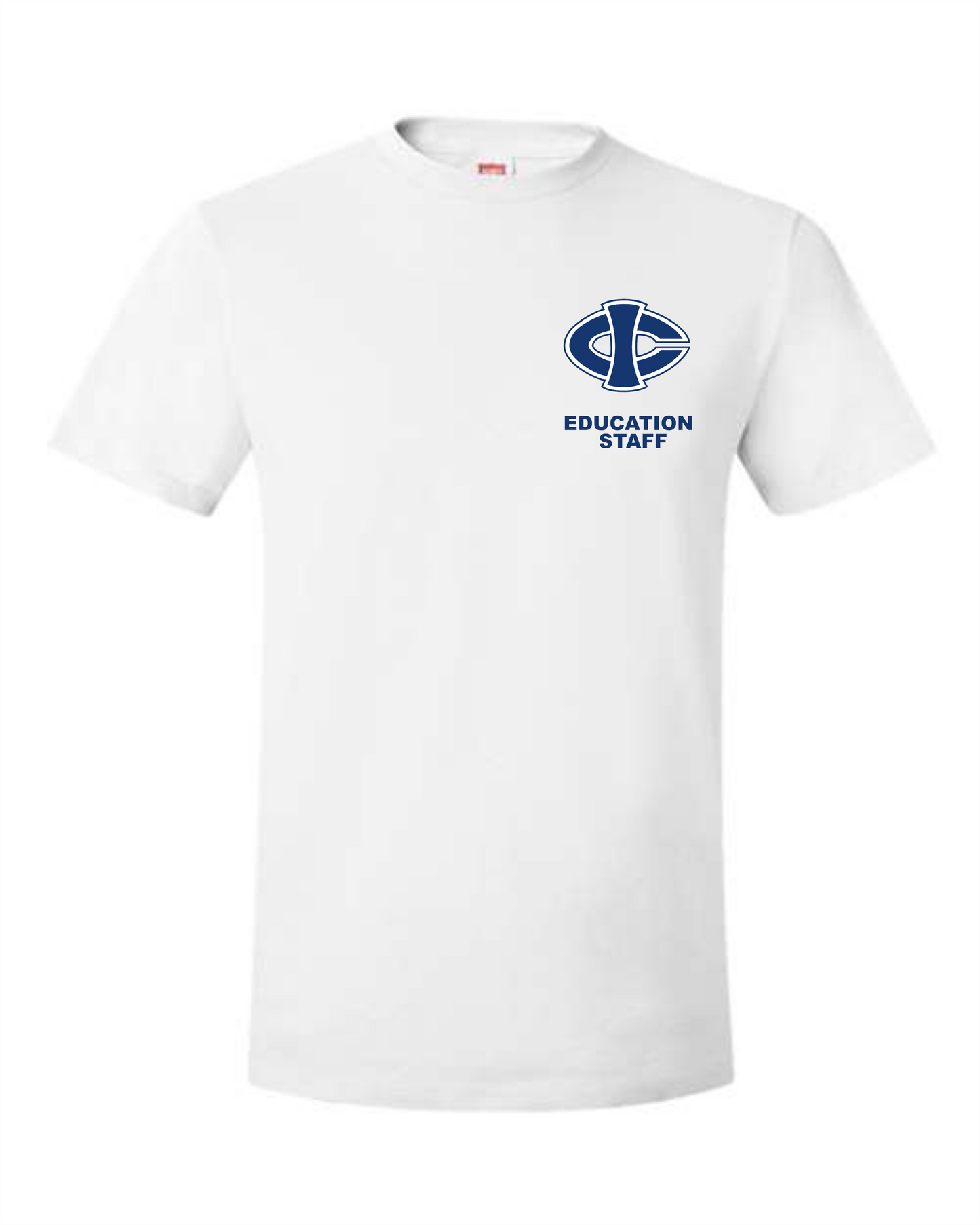 ICCC Hanes Perfect-T T-Shirt - 4980 (Left Chest Blue Logo)
