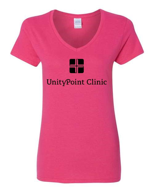 UPC (black logo) Gildan - Heavy Cotton™ Women’s V-Neck T-Shirt - 5V00L