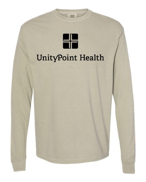 UPH (black logo) Comfort Colors - Garment-Dyed Heavyweight Long Sleeve T-Shirt - 6014