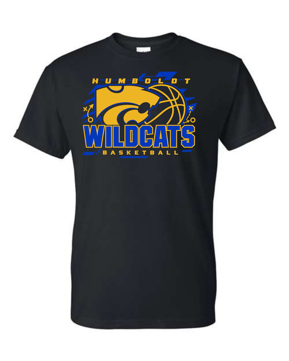 Humboldt Basketball 006 Gildan - DryBlend® T-Shirt - 8000/8000B