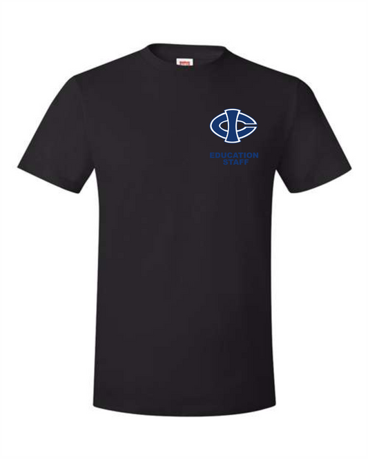 ICCC Hanes Perfect-T T-Shirt - 4980 (Left Chest Blue Logo)