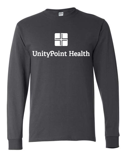 UPH (white logo) JERZEES - Dri-Power® Long Sleeve 50/50 T-Shirt - 29LSR Sustainable Style