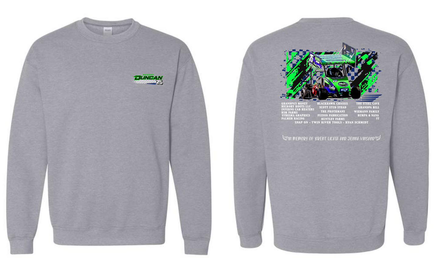 HD Racing Gildan Youth Unisex Heavy Blend™ Crewneck Sweatshirt - 18000B