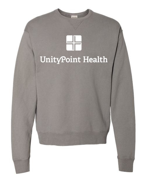 UPH (white logo) ComfortWash by Hanes - Garment-Dyed Crewneck Sweatshirt - GDH400